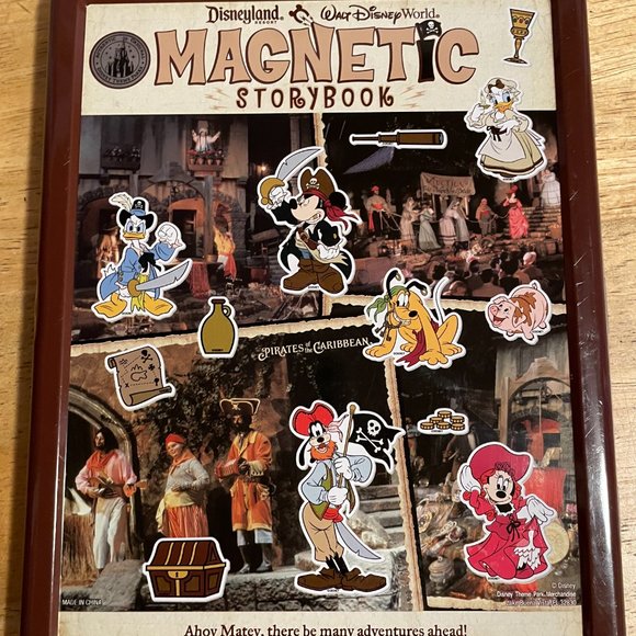 DISNEY MAGNETIC PIRATES OF THE CARIBBEN RIDE STORYBOOK - Picture 2 of 6